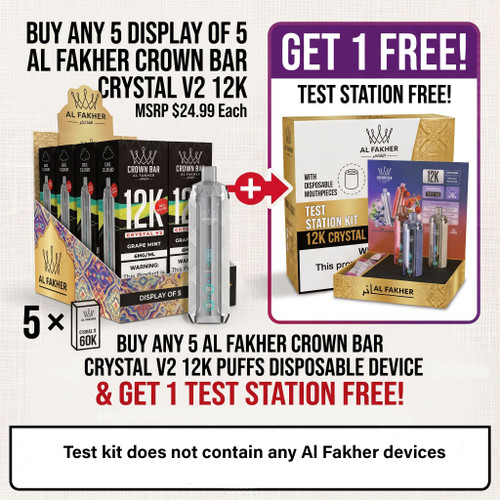 Al Fakher Crown Bar Crystal V2 Promo