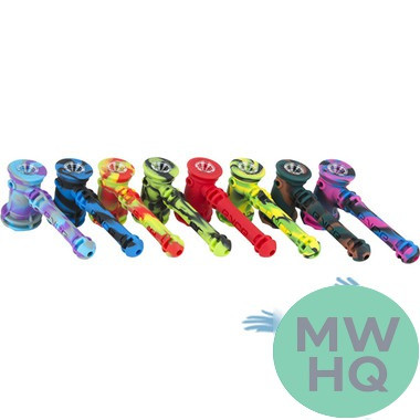 EYCE Silicone Hammer Bubbler - Display of 8 - Assorted Colors