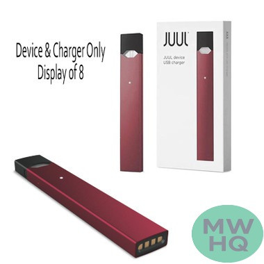 JUUL Basic Kit (Device and Charger) - Display of 8