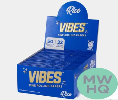 Vibes Rolling Papers - King Size Slim - Pack of 50
