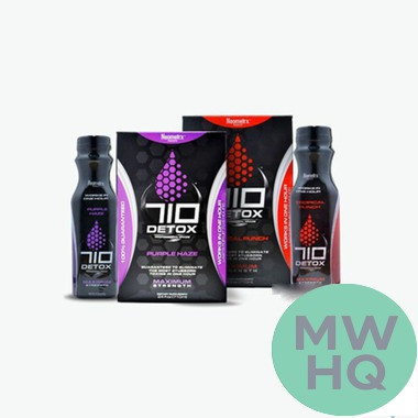 710 Premium Maximum Strength Detox Kit 24oz (2 x 12oz) Bottles With Pack of 6 Capsules