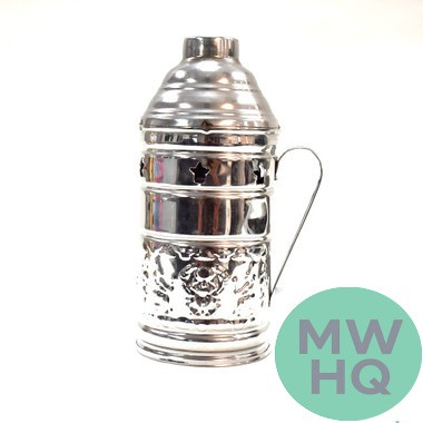 Egyptian 10 Inch Silver Wind Cover