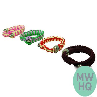 Headway Designs Parachute Cord Bracelet Pipe - 9 Inches - Assorted Colors
