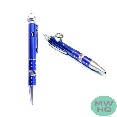 Headway Designs Premium Metal Ball-Point Pen Smoking Pipe - Assorted Colors