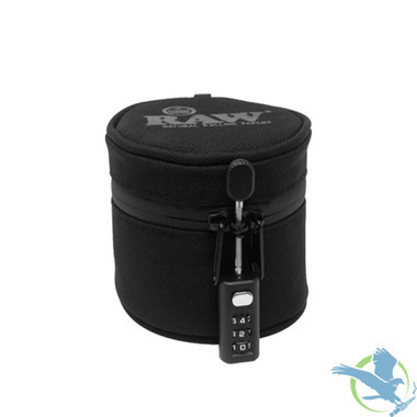 RAW Smell Proof Cozy & Jar With Zipper Bag & Lock