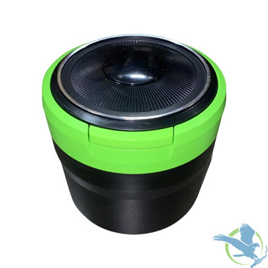 Smokezilla Metal Lined Butt Bucket Extinguishing Ashtray With LED Light - Assorted Colors - Display of 6