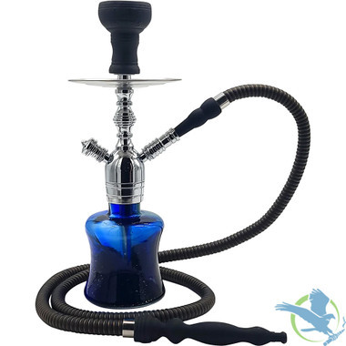 Pharaohs Sari 14.5 Inch Single Hose Hookah - Stardust