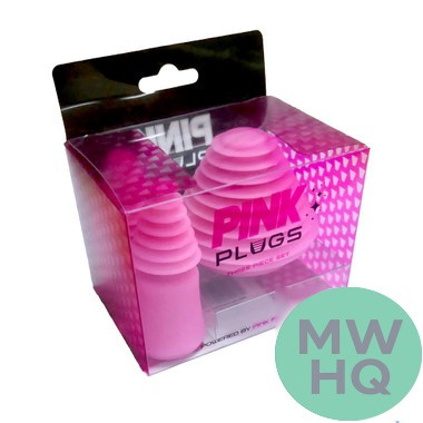 Pink Formula Glass Plugs - Pack of 3