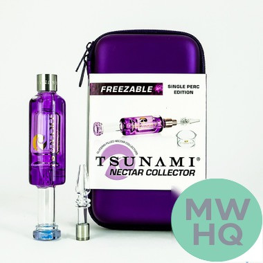 Tsunami Nectar Collector Kit With Freezable Glycerin - Single Perc Edition