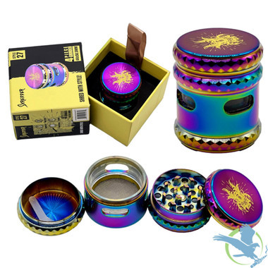 Shredder 4 Piece Extra Small Grinder With Horizontal Window - Style 27 - 44mm - 4 Part