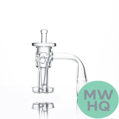 Dragon Platinum Pyramid Quartz Banger Terp Slurper Spinner Kit - 90 Degree [DQB-096]