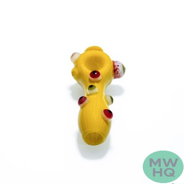 Dragon Platinum Creature Glass Hand Pipe Spoon - 100 Grams - 5 Inches - Assorted Colors [WPH-422]