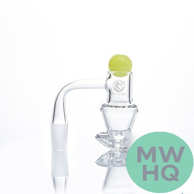 Dragon Platinum Hurricane Quartz Banger Terp Slurper Spinner Kit - 90 Degree [DQB-101]
