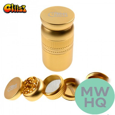 Gliizy Aluminum Herb Grinder - 50mm - 5 Part