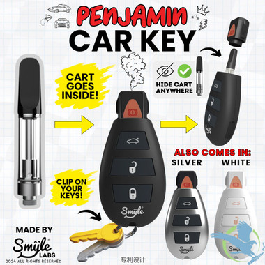 Smyle Penjamin Discreet Car Key Cartridge VV 510 Preheat Mod Battery
