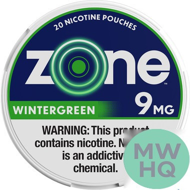 Zone Tobacco Free Nicotine Pouches - 20 Pouches Per Can - Pack of 5 Cans