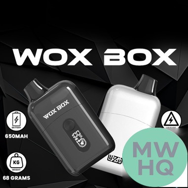Luzid Wox Box 650mAh Water Filtered Wax Vaporizer Battery - Display of 4