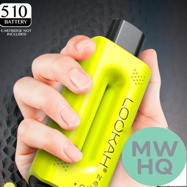 Lookah Zero 650mAh VV 510 Cartridge Preheat Device Battery - Display of 6