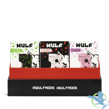 Wulf Mods Micro Max 650mAh VV 510 Cartridge Vaporizer Battery - Assorted Colors - Display of 9