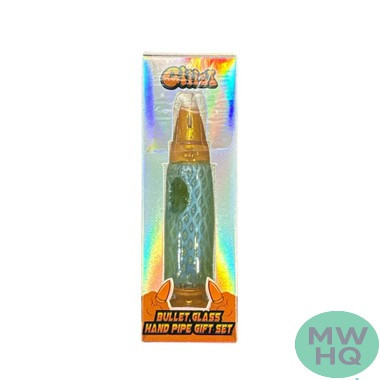 Gliizy Bulletic Glass Hand Pipe - 50 Grams - 4.6 Inches