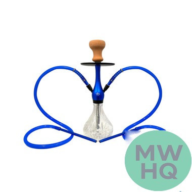 DUD Hookah Magic 18 Inch Double Hose Hookah - Assorted Colors