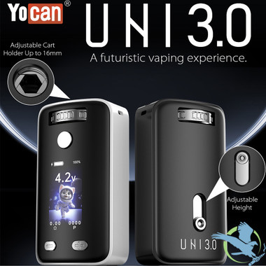 Yocan UNI 3.0 650mAh Universal Portable Preheat Box Mod With Digital Screen