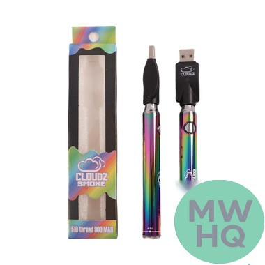 Cloudz Smoke 510 Cartridge 900mAh Device Pen Battery With USB Charger - Assorted Colors