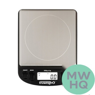 Truweigh Intrepid Series Compact Bench Scale With Bowl 5000g x 0.1g