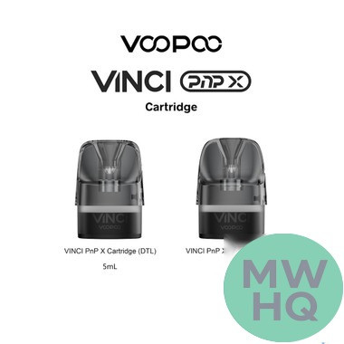 VooPoo Vinci PnP X 5ML Refillable Replacement Cartridge Pod - Pack of 2