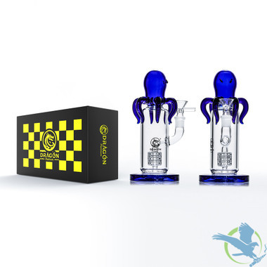 Dragon Platinum Water Pipe Octopus With Matrix Perc - 420 Grams - 8 Inches - Assorted Colors [WPE-045]