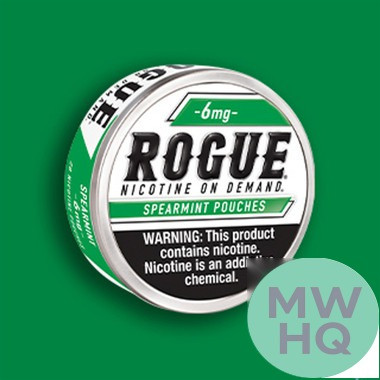 Rogue Nicotine Pouches - 20 Pouches Per Can - Pack of 5 Cans