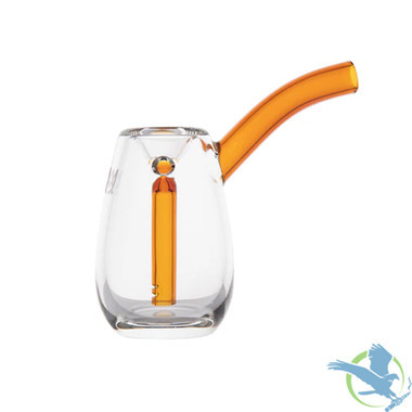 MJ Arsenal Bulb Mini Bubbler Hand Pipe - Amber