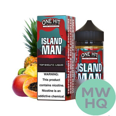 One Hit Wonder Man Series Top Shelf Nicotine Salt E-Liquid 100ML