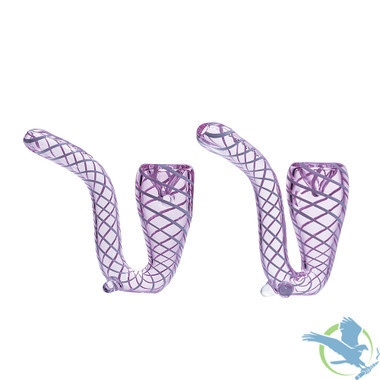 Shadow Glass Swirl Hand Pipe Sherlock - 90 Grams - 4 Inches - Assorted Colors [SGH-039]