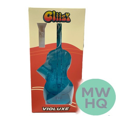 Gliizy Violuxe Premium Glass Water Pipe - 150 Grams - 7.2 Inches