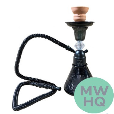 Zebra Smoke Rodman 13 Inch Single Hose Hookah - Assorted Colors