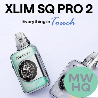 OXVA XLIM SQ Pro 2 1600mAh Pod System Starter Kit With 2 x 2ML Refillable XLIM Top Fill Cartridge Pod