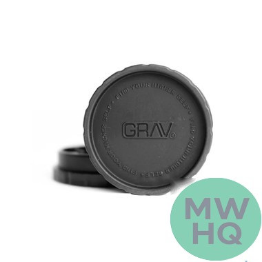 GRAV Hemp Plastic Grinder - 2.5 Inches - 2 Part - Display of 16