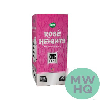 Endo Rose Heights Pink Pre-Rolled Cones - Box of 1000
