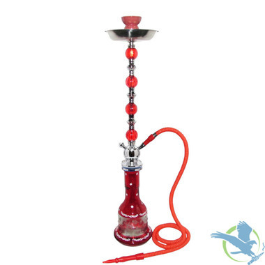 Zebra Smoke Star 30 Inch Single Hose Hookah - Assorted Colors