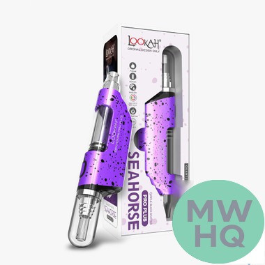 Lookah Seahorse Pro Plus 650mAh Preheat VV Dab Pen Vaporizer Starter Kit - Assorted Colors - Display of 6