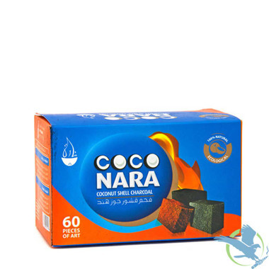 Coco Nara Coconut Shell Charcoal - 60 Flat Pieces