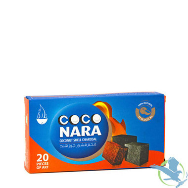 Coco Nara Coconut Shell Charcoal - 20 Flat Pieces