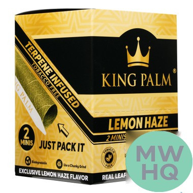 King Palm Flavors Mini Rolls - Display of 20 Pouches
