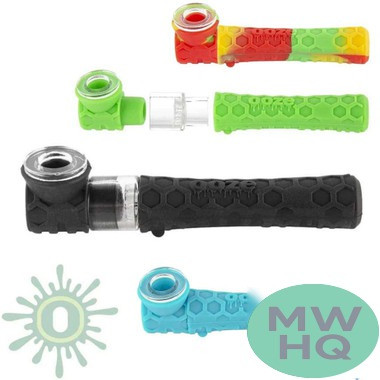 Ooze Piper 2-in-1 Silicone Pipe + Chillum - Display of 12
