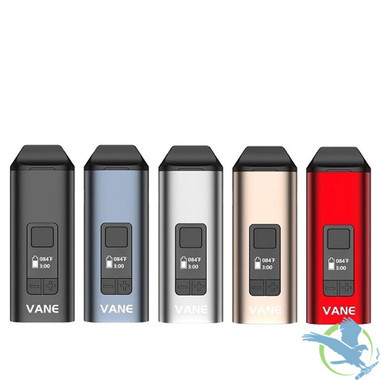 Yocan Vane 1100mah Portable Dry Herb Vaporizer Starter Kit - Black,Silver,Sky Blue,Champagne,Red