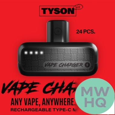 Tyson 2.0 Device Charger Portable Rechargeable Micro Power Bank - Display of 24