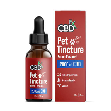 CBDfx 2000mg Broad Spectrum CBD Pet Tincture 30ML (MSRP $99.99)
