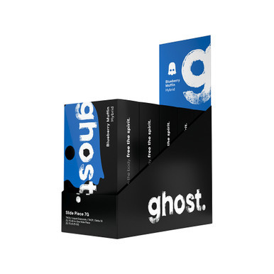 Ghost Hemp Slide Piece Delta 10 + THCA + Liquid Diamonds + THCP Disposable Vape Device 7G - Display of 5 - Blueberry Muffin (Hybrid)