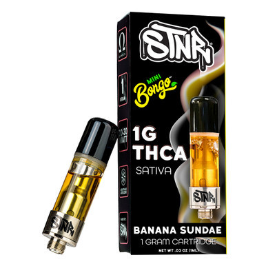 STNR Mini Bongo Delta THCA Sub-Ohm Vape Cartridge 1G - Display of 10 - Acai Berry (Sativa)